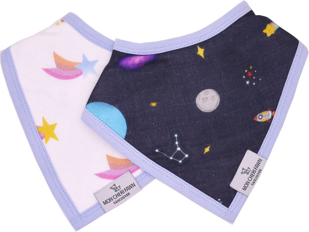 Bandana Bib Set - Cosmos